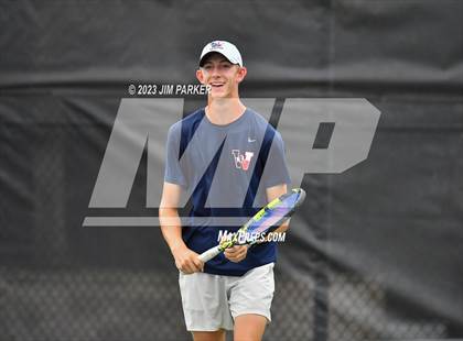 Thumbnail 3 in UIL Team Tennis 4A Semifinal photogallery.