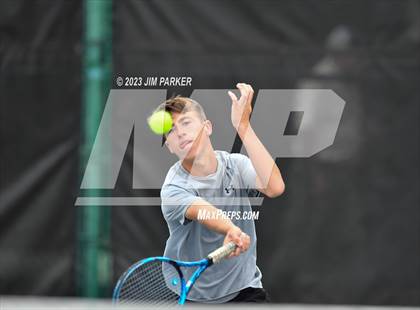 Thumbnail 2 in UIL Team Tennis 4A Semifinal photogallery.