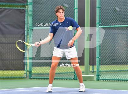 Thumbnail 3 in UIL Team Tennis 4A Semifinal photogallery.