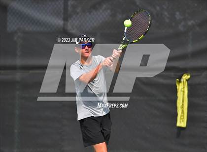 Thumbnail 3 in UIL Team Tennis 4A Semifinal photogallery.