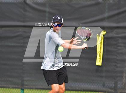 Thumbnail 3 in UIL Team Tennis 4A Semifinal photogallery.