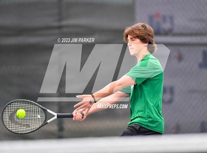 Thumbnail 3 in UIL Team Tennis 4A Semifinal photogallery.