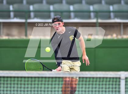 Thumbnail 3 in UIL Team Tennis 4A Semifinal photogallery.