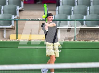 Thumbnail 3 in UIL Team Tennis 4A Semifinal photogallery.