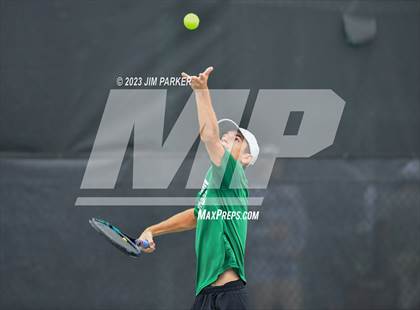Thumbnail 2 in UIL Team Tennis 4A Semifinal photogallery.