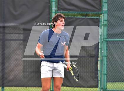 Thumbnail 1 in UIL Team Tennis 4A Semifinal photogallery.