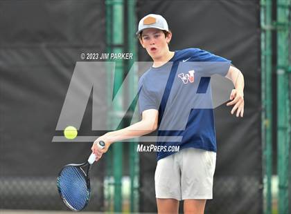 Thumbnail 3 in UIL Team Tennis 4A Semifinal photogallery.