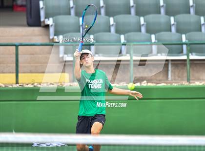 Thumbnail 3 in UIL Team Tennis 4A Semifinal photogallery.