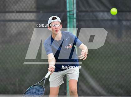 Thumbnail 2 in UIL Team Tennis 4A Semifinal photogallery.