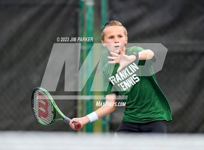 Thumbnail 1 in UIL Team Tennis 4A Semifinal photogallery.