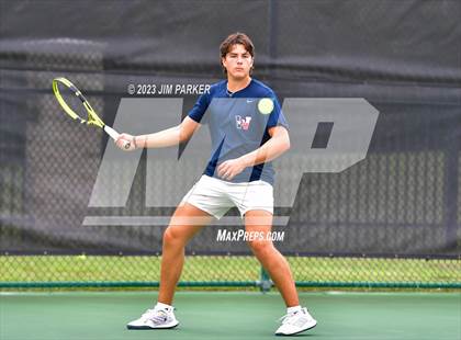 Thumbnail 3 in UIL Team Tennis 4A Semifinal photogallery.