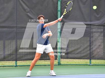 Thumbnail 2 in UIL Team Tennis 4A Semifinal photogallery.