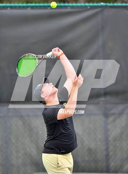 Thumbnail 3 in UIL Team Tennis 4A Semifinal photogallery.