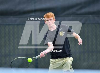Thumbnail 1 in UIL Team Tennis 4A Semifinal photogallery.