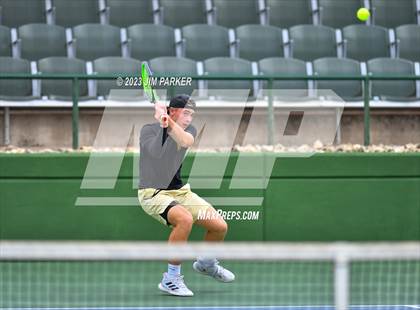 Thumbnail 3 in UIL Team Tennis 4A Semifinal photogallery.