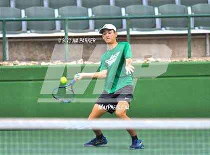 Thumbnail 2 in UIL Team Tennis 4A Semifinal photogallery.