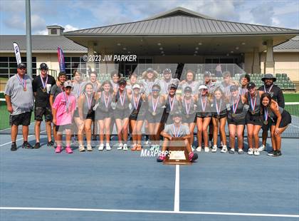 Thumbnail 1 in UIL Team Tennis 4A Semifinal photogallery.