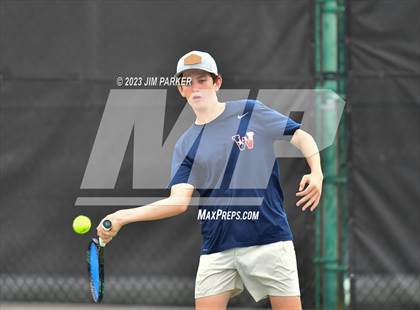 Thumbnail 3 in UIL Team Tennis 4A Semifinal photogallery.