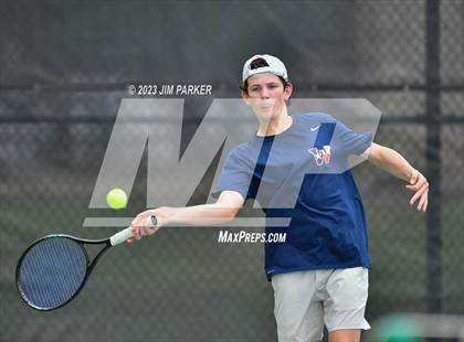 Thumbnail 2 in UIL Team Tennis 4A Semifinal photogallery.