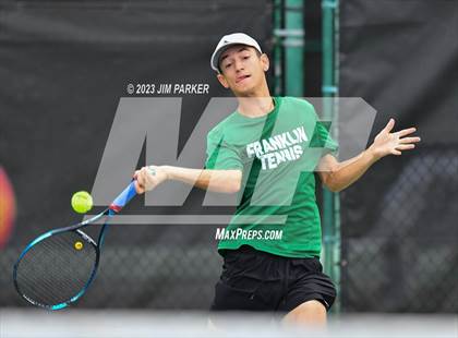 Thumbnail 3 in UIL Team Tennis 4A Semifinal photogallery.
