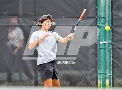 Thumbnail 3 in UIL Team Tennis 4A Semifinal photogallery.