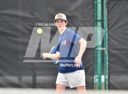 Thumbnail 2 in UIL Team Tennis 4A Semifinal photogallery.