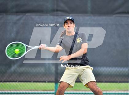 Thumbnail 3 in UIL Team Tennis 4A Semifinal photogallery.