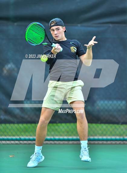Thumbnail 2 in UIL Team Tennis 4A Semifinal photogallery.