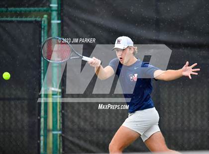 Thumbnail 3 in UIL Team Tennis 4A Semifinal photogallery.