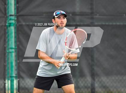 Thumbnail 3 in UIL Team Tennis 4A Semifinal photogallery.