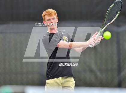 Thumbnail 3 in UIL Team Tennis 4A Semifinal photogallery.