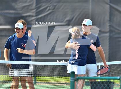 Thumbnail 1 in UIL Team Tennis 4A Semifinal photogallery.