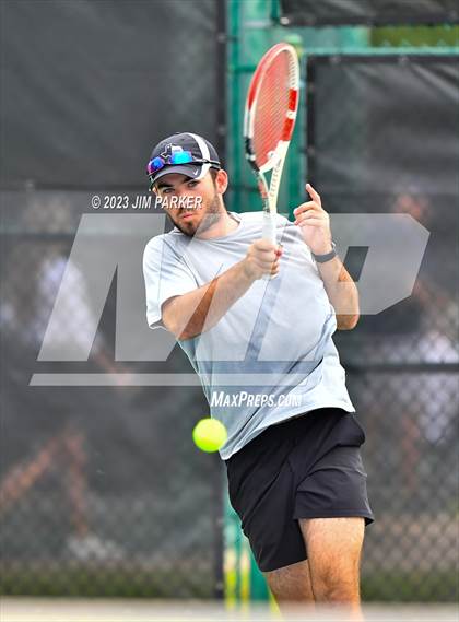 Thumbnail 2 in UIL Team Tennis 4A Semifinal photogallery.