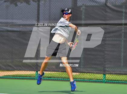 Thumbnail 1 in UIL Team Tennis 4A Semifinal photogallery.
