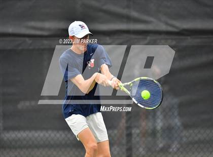 Thumbnail 1 in UIL Team Tennis 4A Semifinal photogallery.