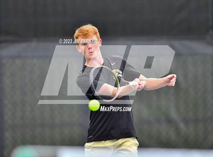 Thumbnail 2 in UIL Team Tennis 4A Semifinal photogallery.
