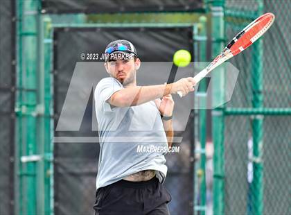 Thumbnail 2 in UIL Team Tennis 4A Semifinal photogallery.