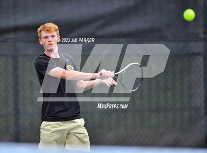 Thumbnail 3 in UIL Team Tennis 4A Semifinal photogallery.