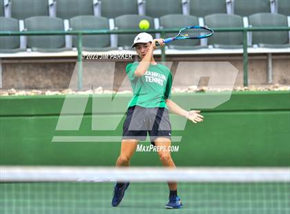 Thumbnail 3 in UIL Team Tennis 4A Semifinal photogallery.