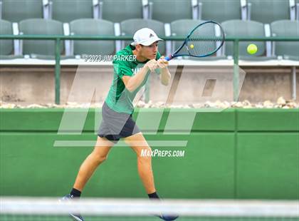 Thumbnail 3 in UIL Team Tennis 4A Semifinal photogallery.