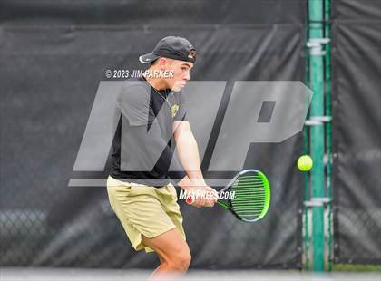 Thumbnail 2 in UIL Team Tennis 4A Semifinal photogallery.