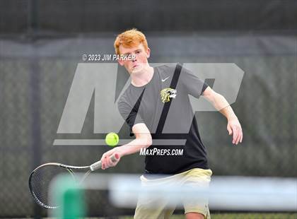 Thumbnail 1 in UIL Team Tennis 4A Semifinal photogallery.