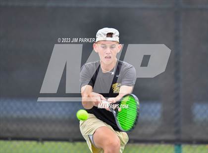 Thumbnail 2 in UIL Team Tennis 4A Semifinal photogallery.