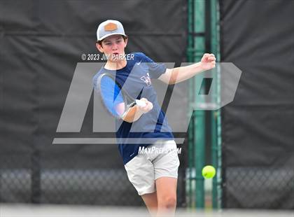 Thumbnail 2 in UIL Team Tennis 4A Semifinal photogallery.