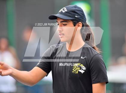 Thumbnail 1 in UIL Team Tennis 4A Semifinal photogallery.