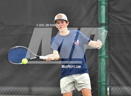 Thumbnail 1 in UIL Team Tennis 4A Semifinal photogallery.