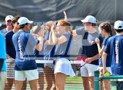 Thumbnail 1 in UIL Team Tennis 4A Semifinal photogallery.