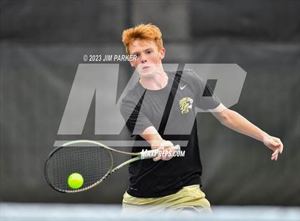Thumbnail 1 in UIL Team Tennis 4A Semifinal photogallery.