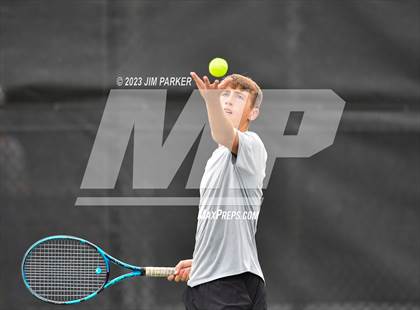 Thumbnail 3 in UIL Team Tennis 4A Semifinal photogallery.