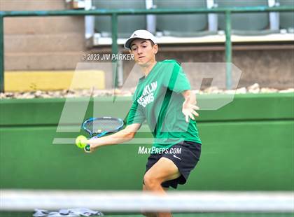 Thumbnail 2 in UIL Team Tennis 4A Semifinal photogallery.